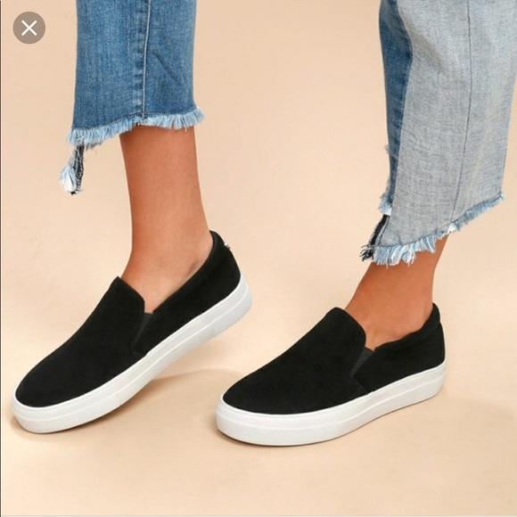 steve madden platform slip ons